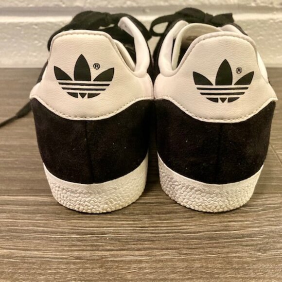 Adidas Originals Unisex Gazelle Shoe - Black - Size 5 - Picture 6 of 10